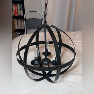 Westinghouse Stella Mira Three-Light Chandelier, Bronze Finish with Highlights